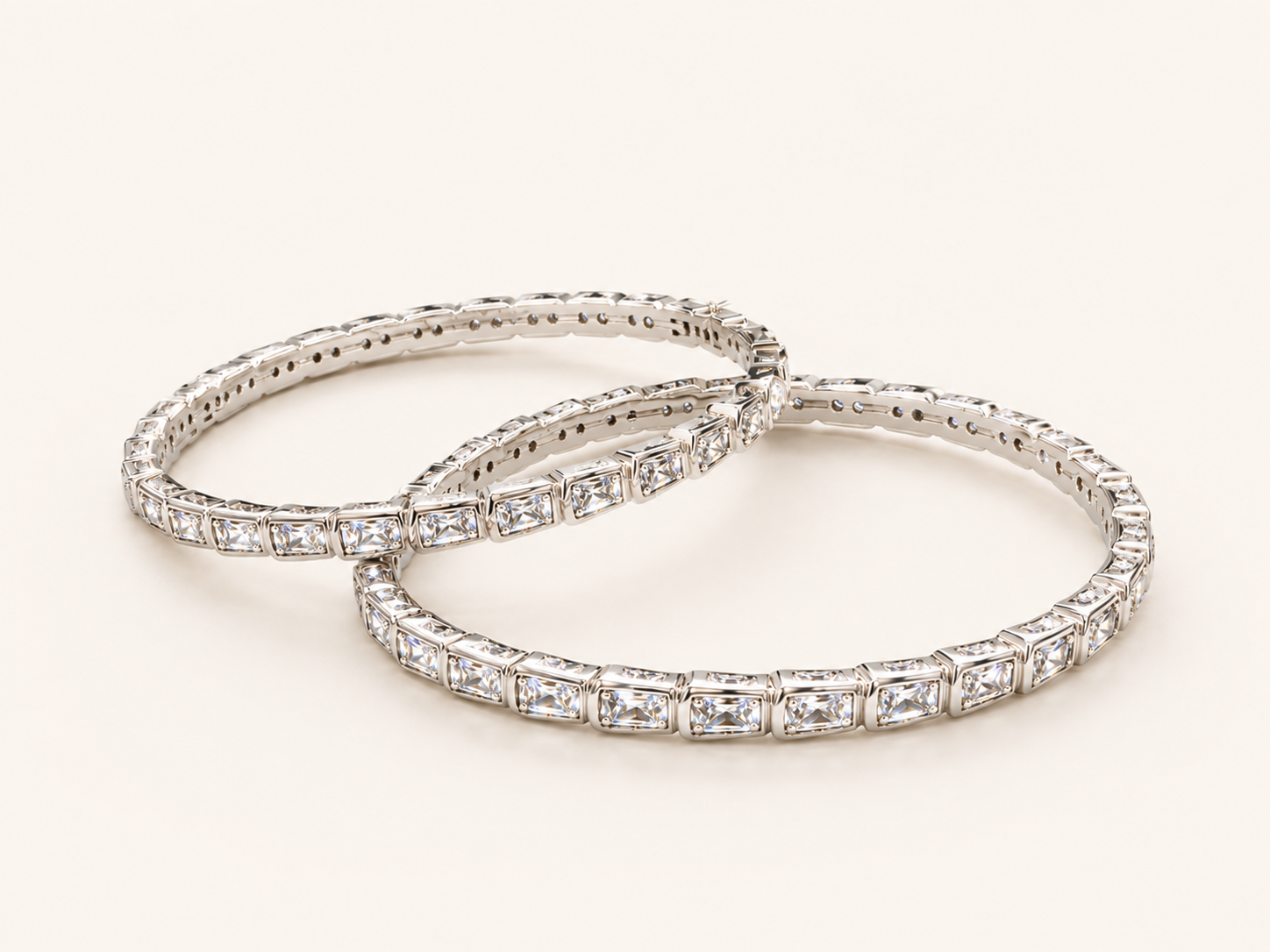 Bracelete Fio Cravejado Zircônia Prata